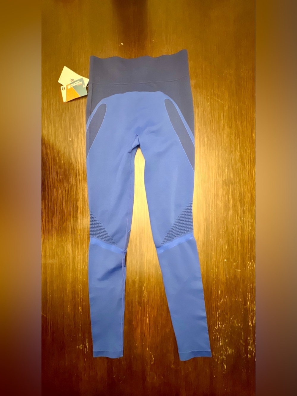 Mountain Warehouse Small Off Piste II Thermal Leggings Blue Seamless Compression